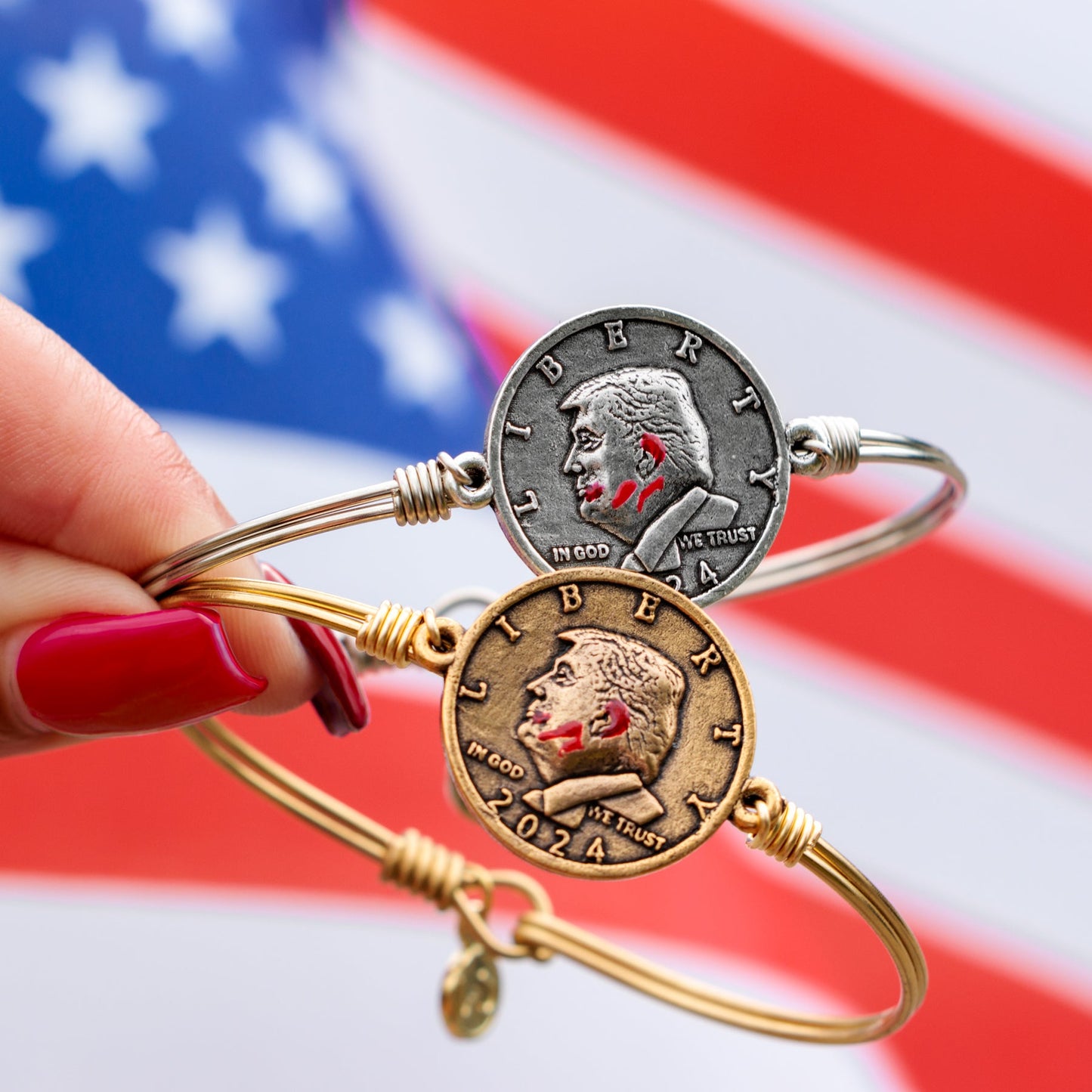 Trump Resilience  Coin Bracelet