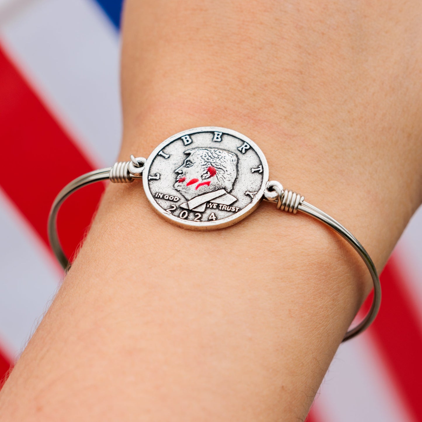 Trump Resilience  Coin Bracelet