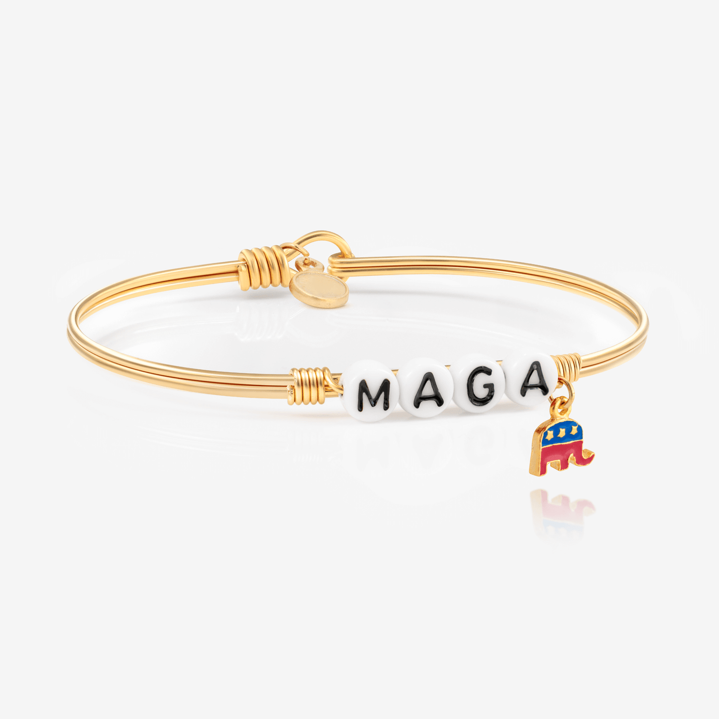 MAGA BRACELET WITH REPUBLICAN CHARM